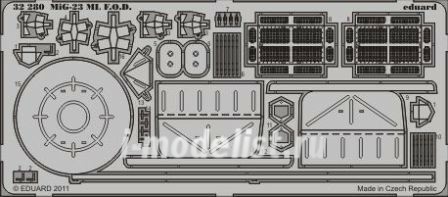 32280 Eduard photo etched parts for 1/32 MiG-23ML F. O. D.