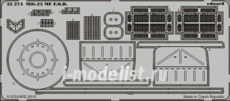 32274 Eduard photo etched parts for 1/32 MiG-23MF F. O. D.