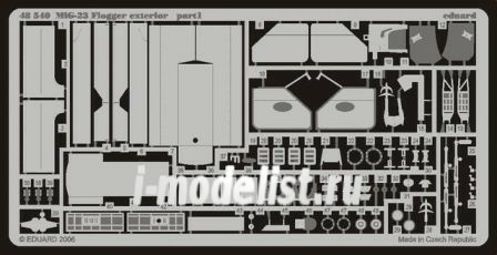 48540 Eduard photo etched parts 1/48 MiG-23 Flogger exterior  