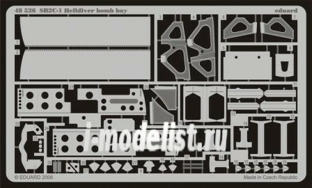 48526 Eduard photo etched parts 1/48 SB2C-1 bomb bay  