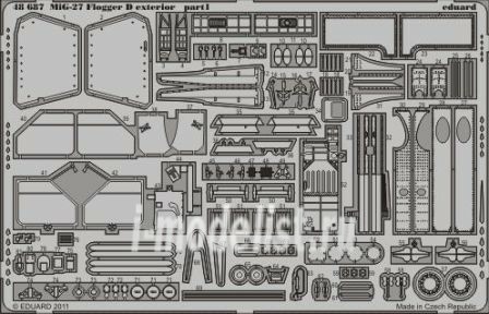 Eduard 48687 1/48 photo etched parts MiG-27 Flogger D exterior