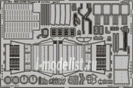 Eduard 32263 1/32 photo etched parts for MiG-23MF Flogger B exterior