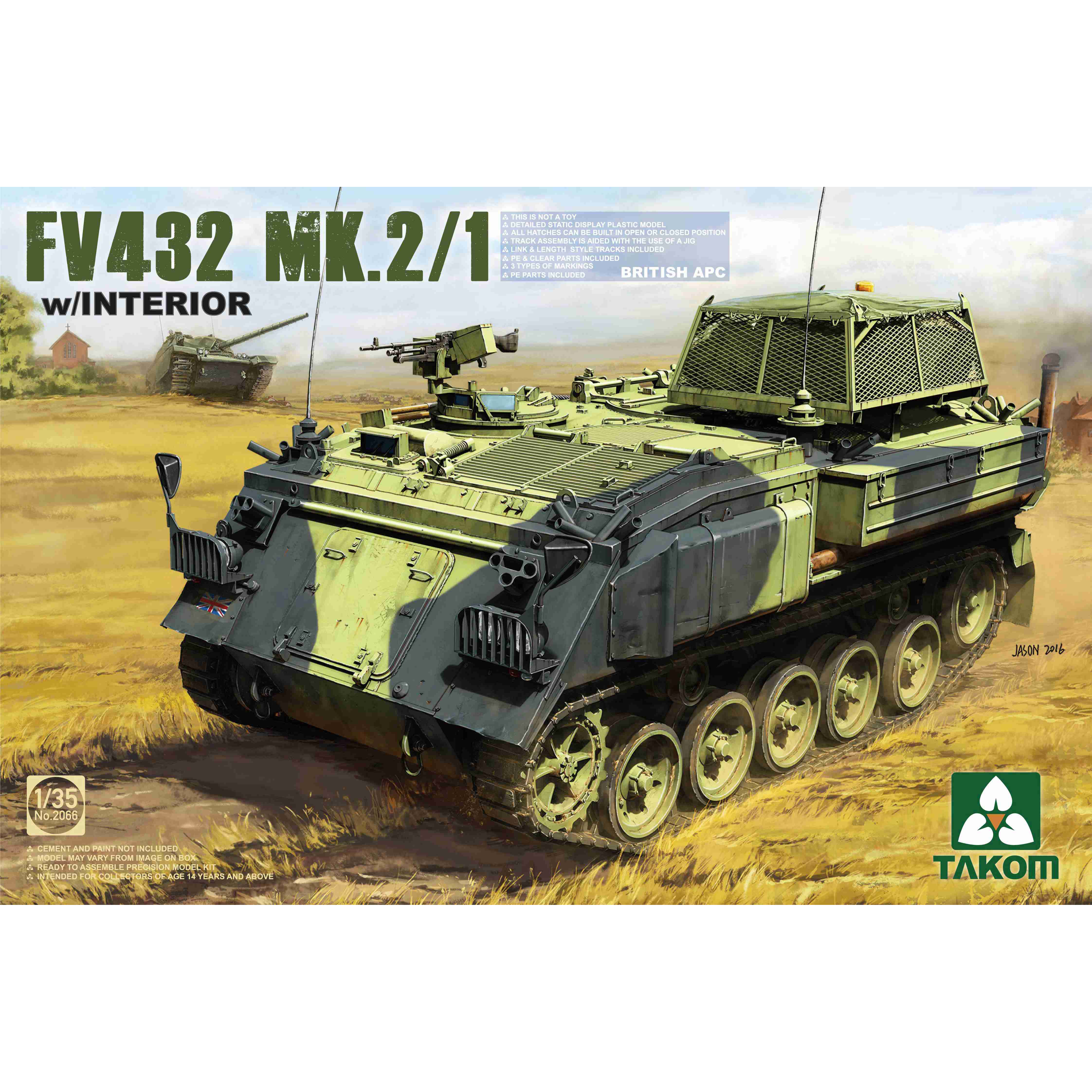2066 Takom 1/35 British APC FV432 Mk.2/1