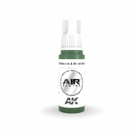 AK11919 AK Interactive Acrylic Paint RADOME & WHEEL HUB GREEN