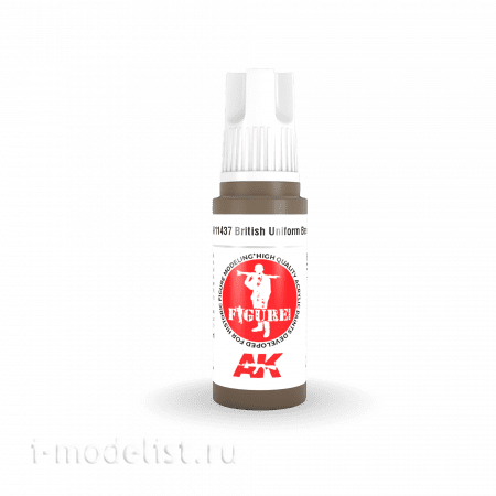AK11437 AK Interactive Acrylic paint BRITISH UNIFORM BASE – FIGURES (British uniform base) 17 ml
