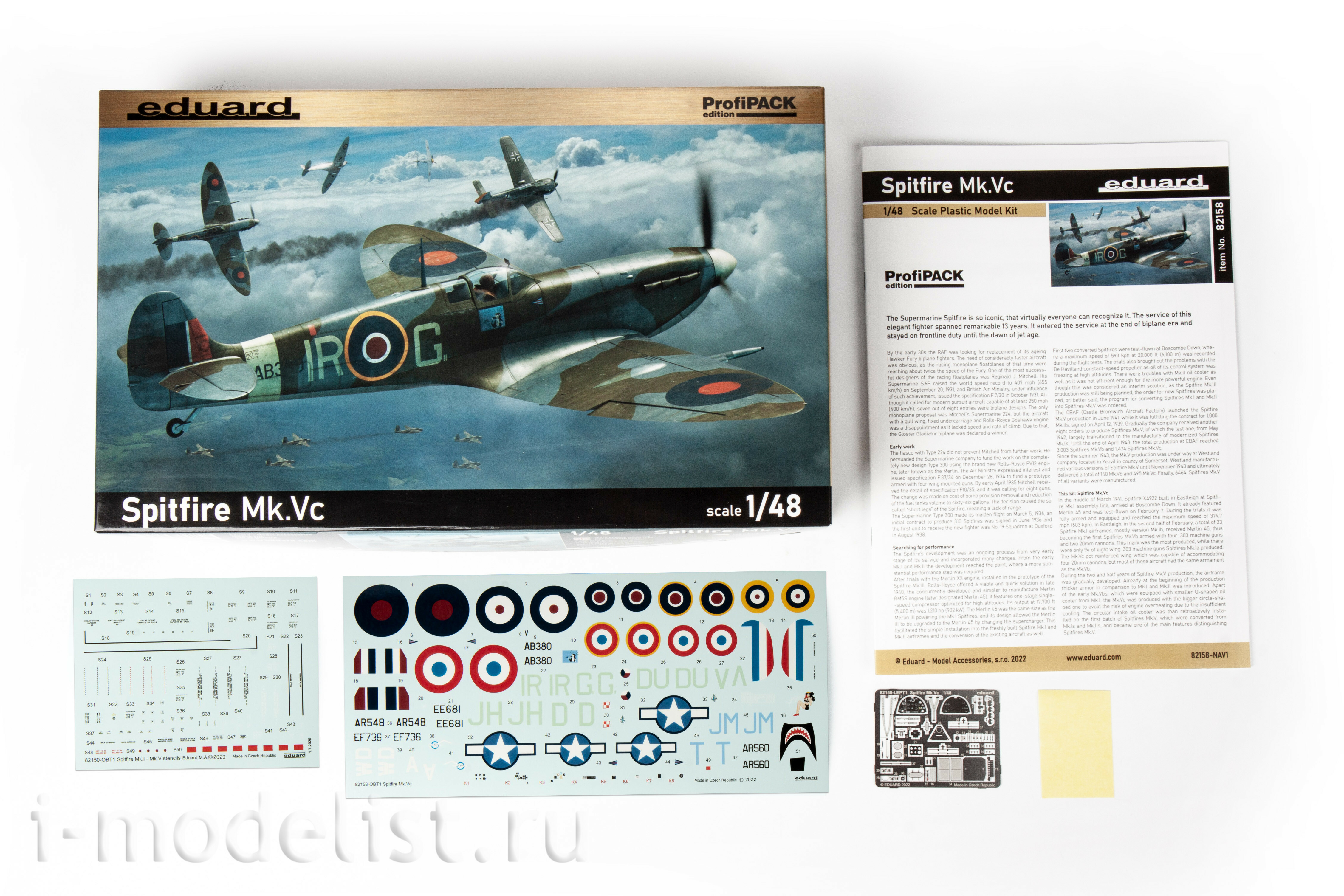 82158 Eduard 1/48 Spitfire Mk.Vc Fighter