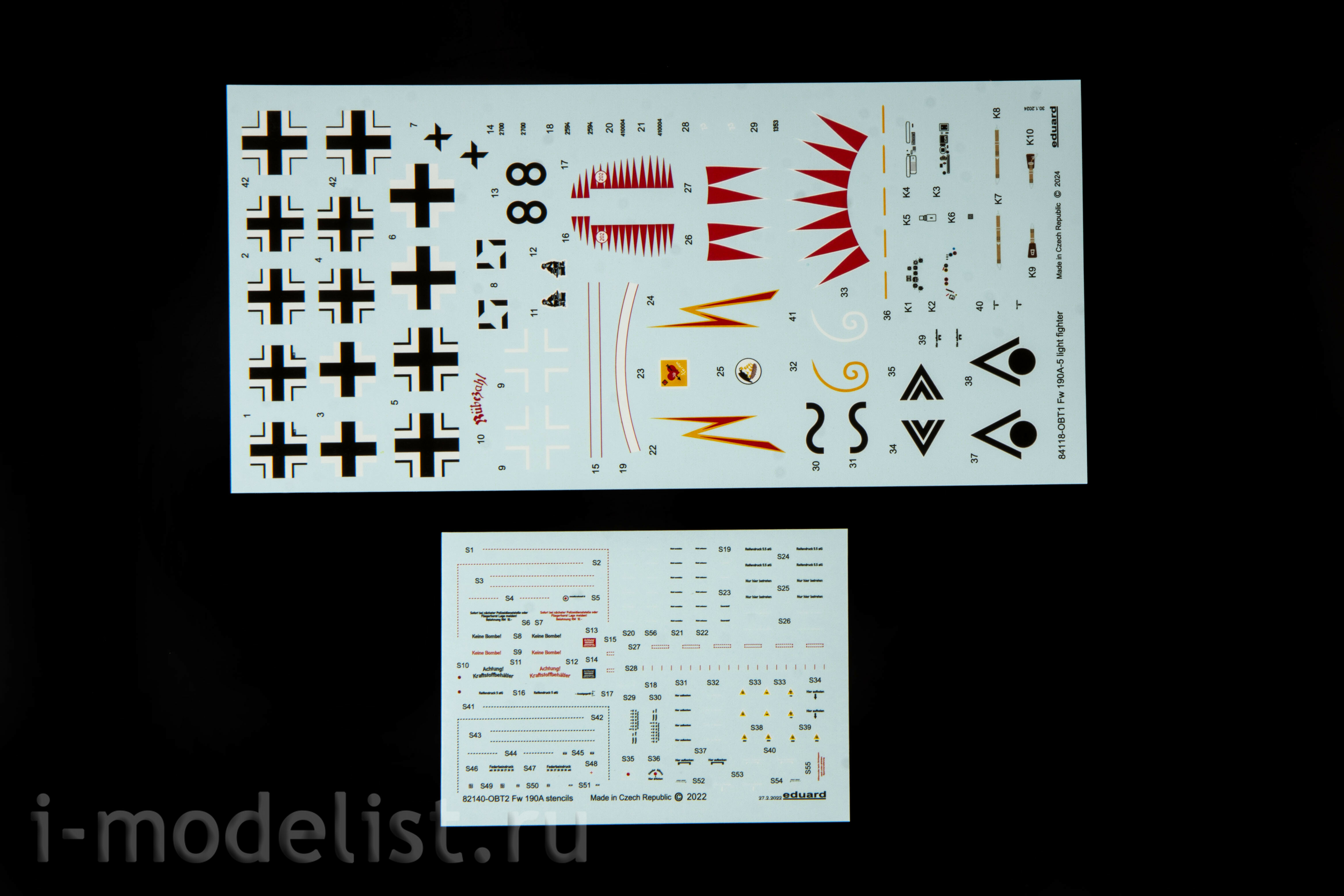 84118 Eduard 1/48 Notмецкий лёгкий истребитель Fw 190A-5 (Weekend)