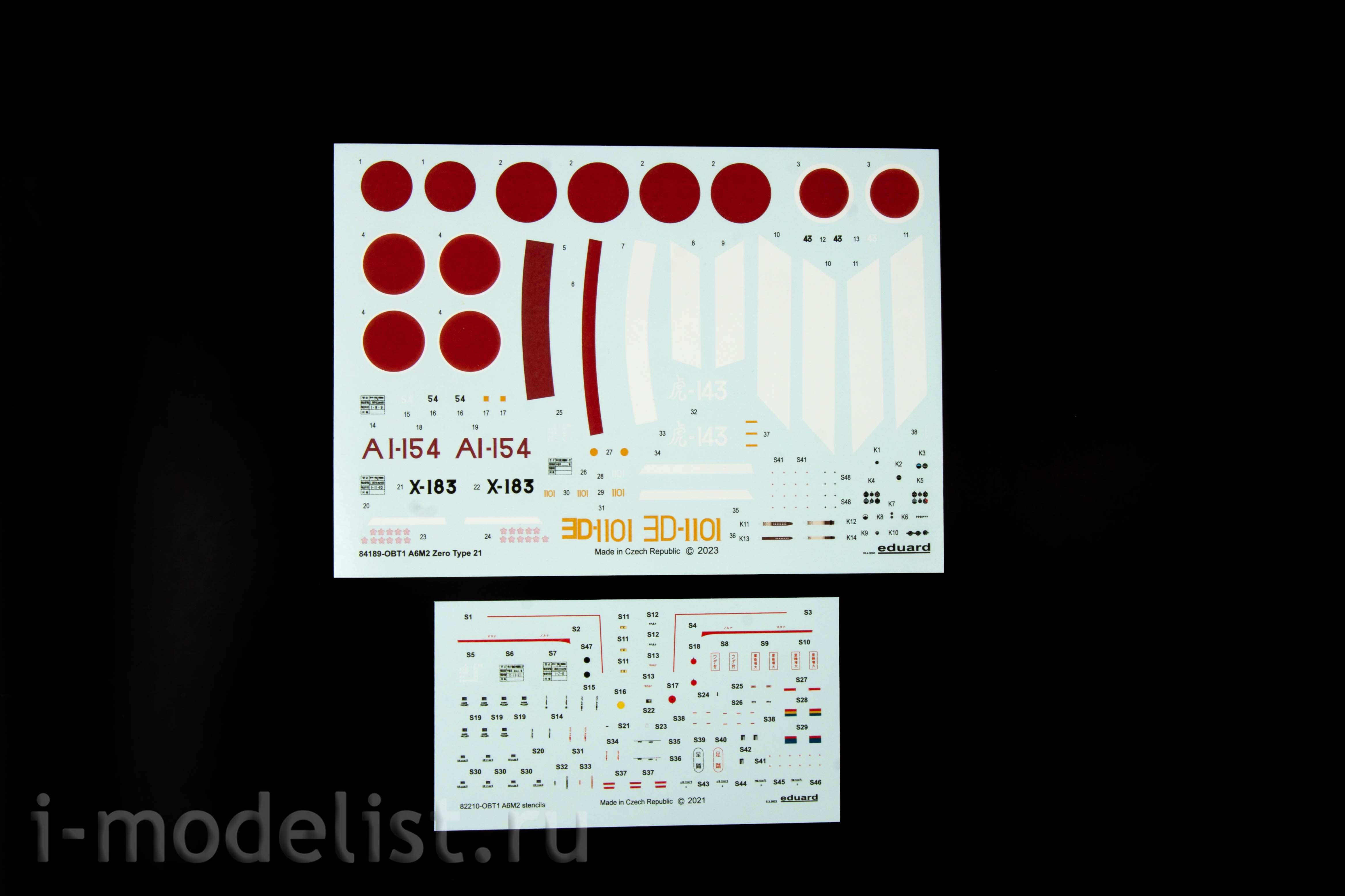 84189 Eduard 1/48 Японский истребитель A6M2 Zero Type 21 (Weekend)