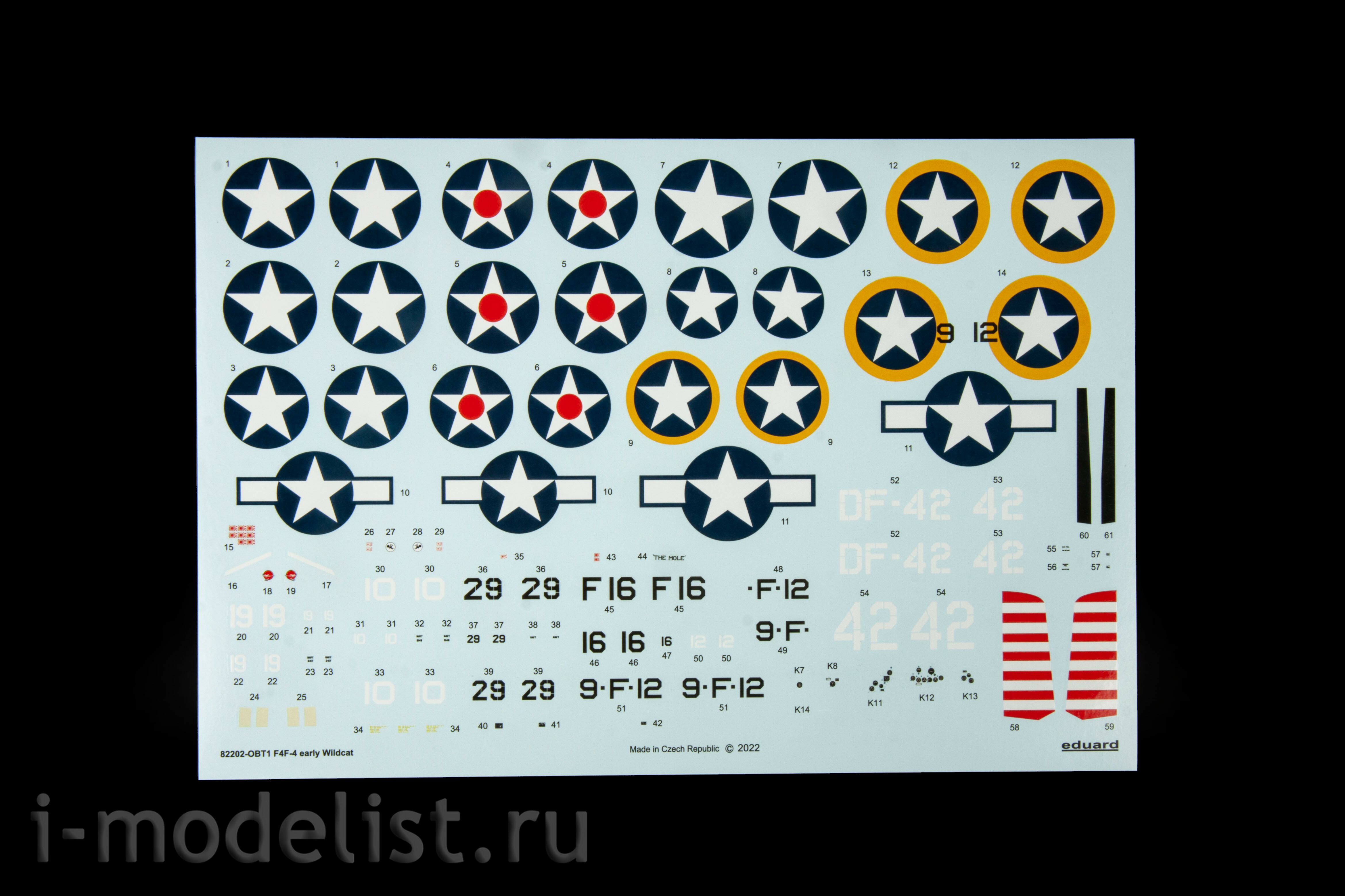 82202 Eduard 1/48 Американский истребитель F4F-4 Wildcat ранний (ProfiPACK)