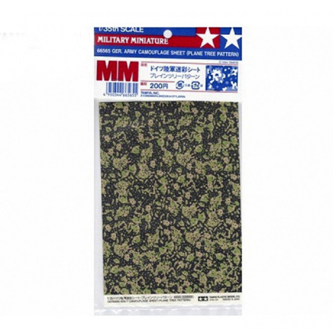 66565 Tamiya 1/35 German Army Plane Tree (Size 110*153mm)