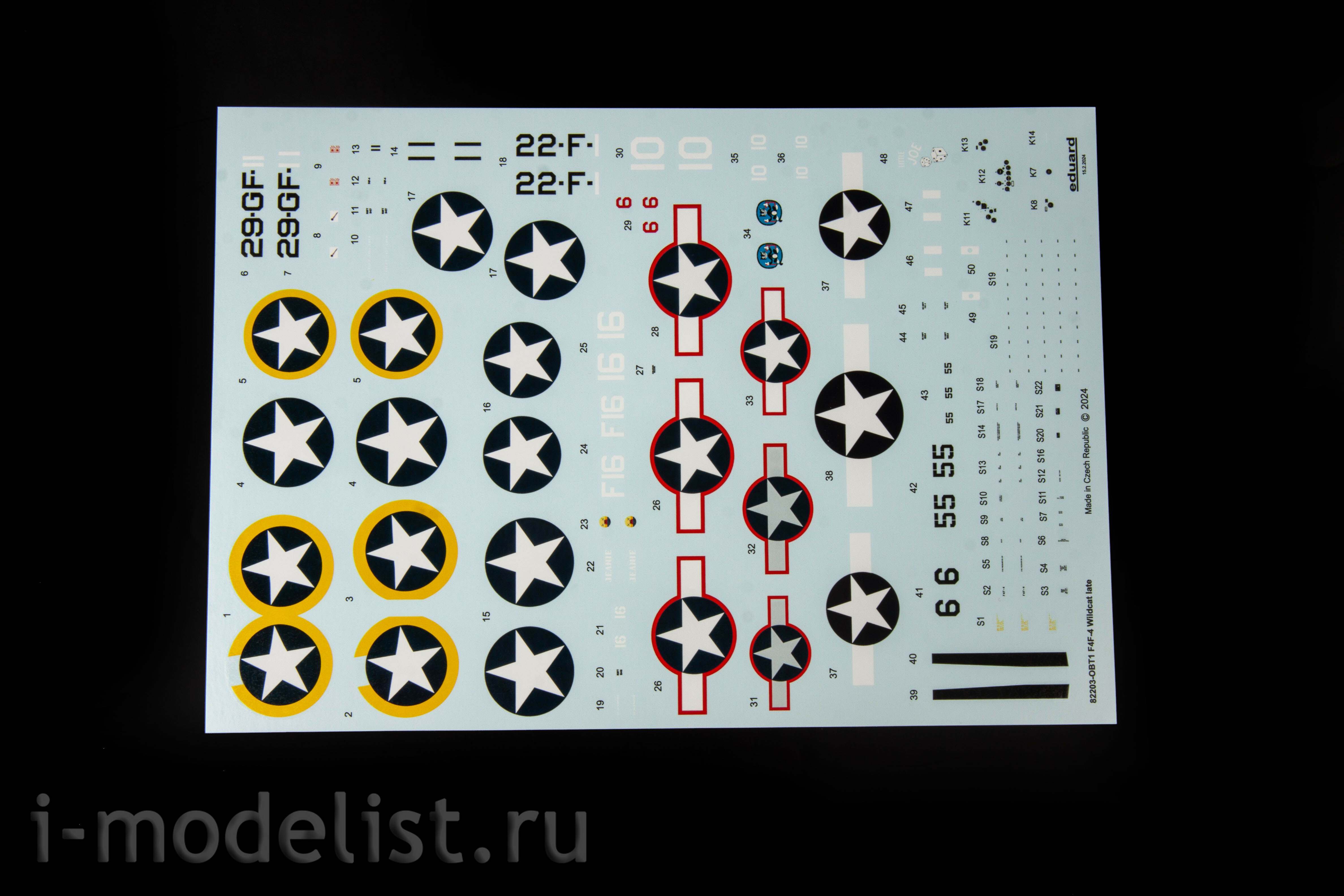 82203 Eduard 1/48 Американский истребитель F4F-4 Wildcat поздний (ProfiPACK)