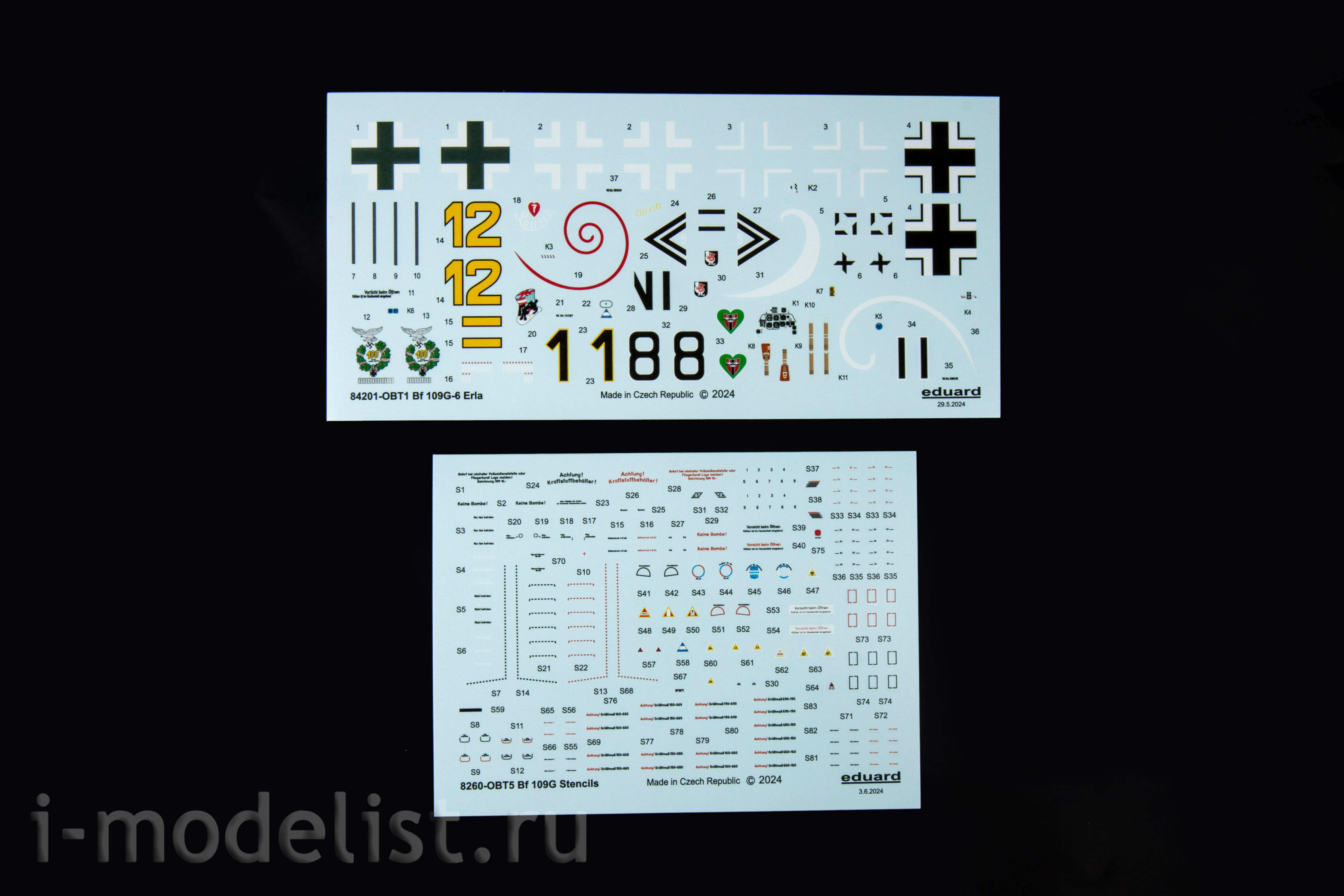 84201 Eduard 1/48 Notмецкий истребитель Bf 109G-6 Erla (Weekend)