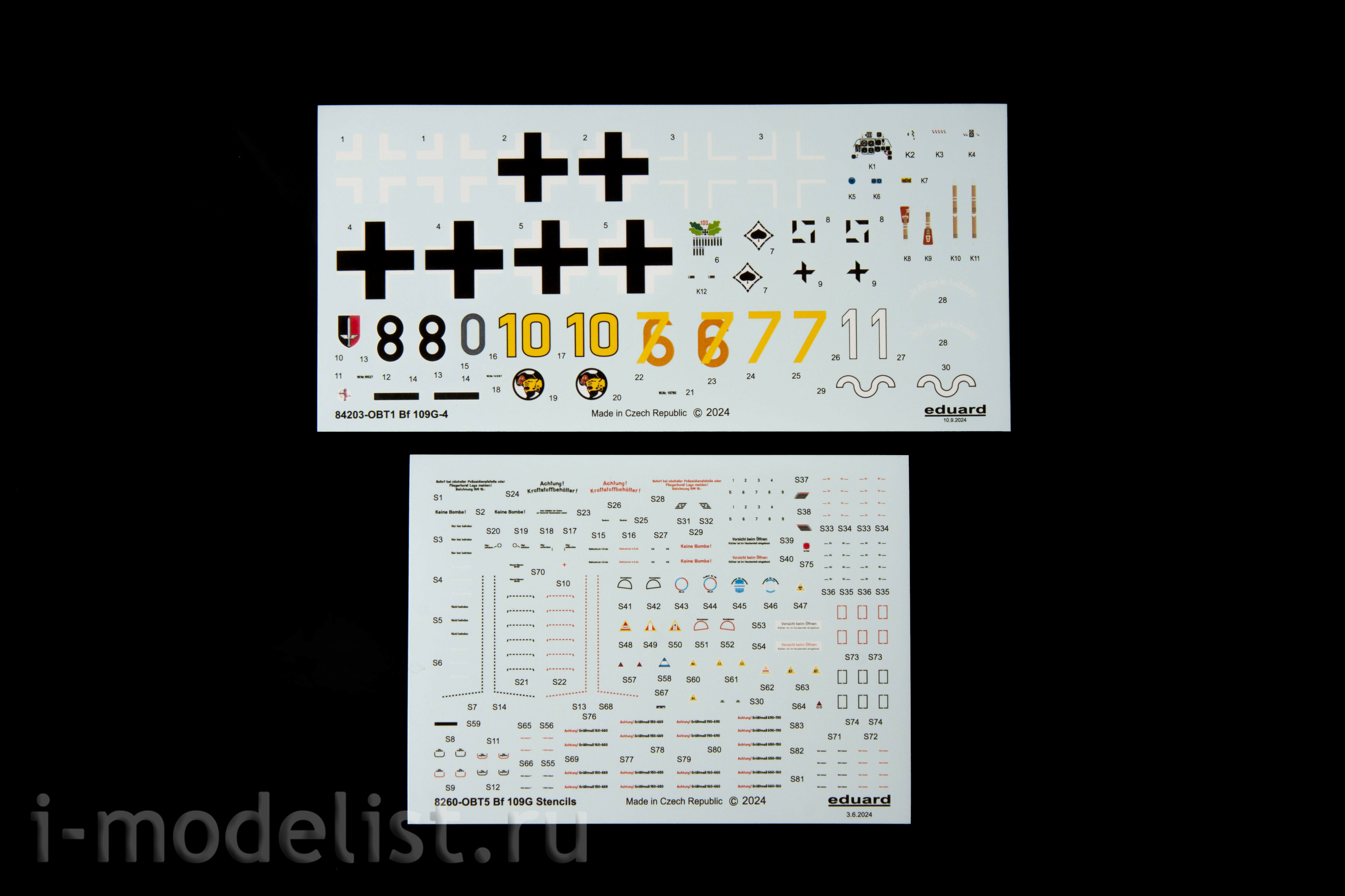 84203 Eduard 1/48 Notмецкий истребитель Bf 109G-4 (Weekend)
