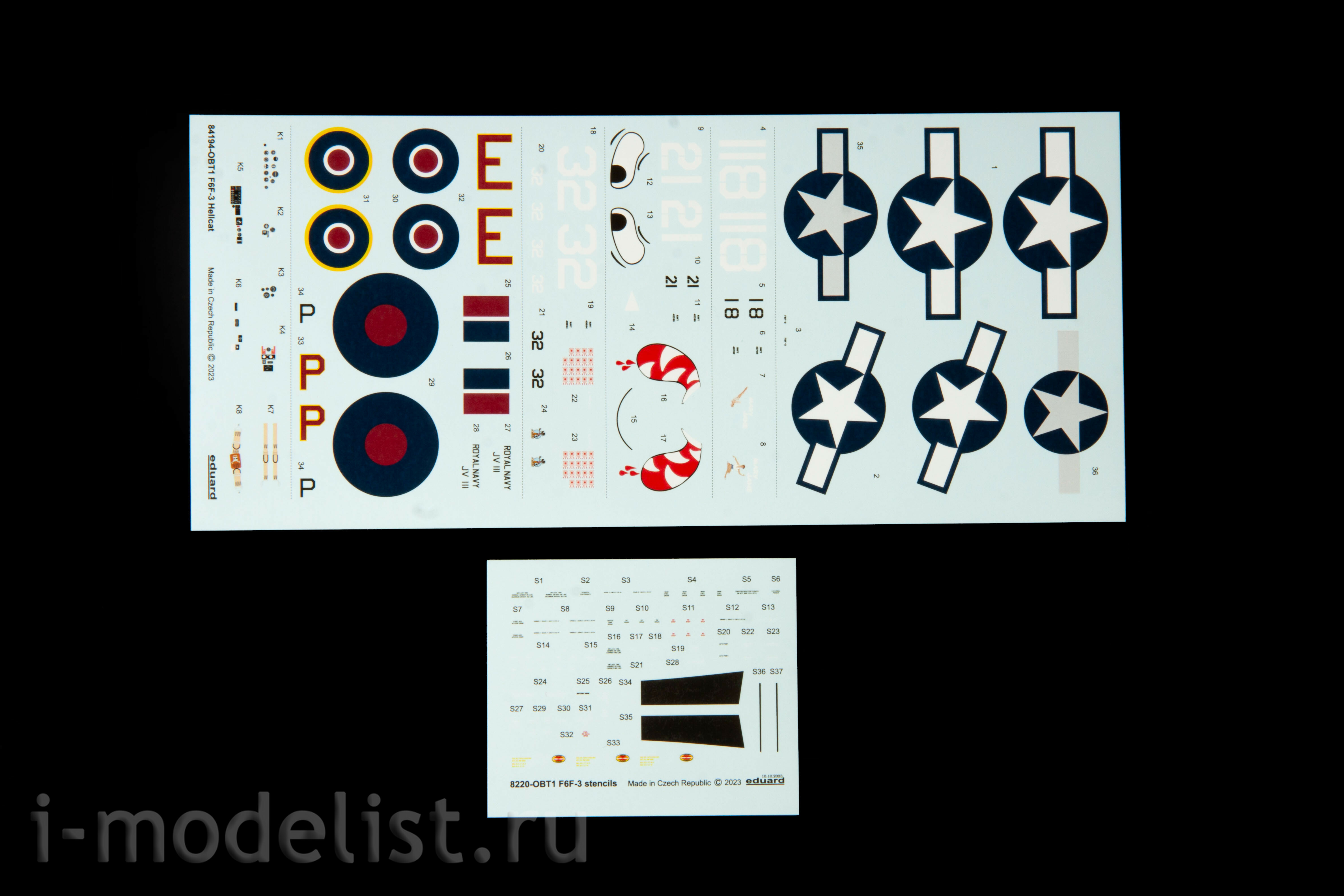 84194 Eduard 1/48 Истребитель ВМС США F6F-3 Hellcat (Weekend)