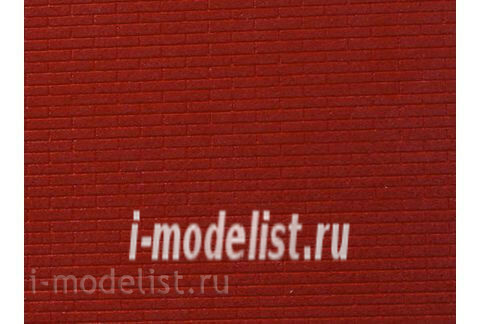 ZA35117 Zebrano 1/35 brickwork Texture (red) 10x15 cm