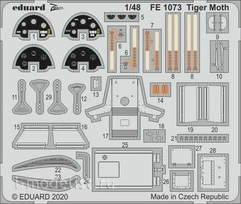 FE107 Eduard 1/48 photo etching Kit for Tiger Moth