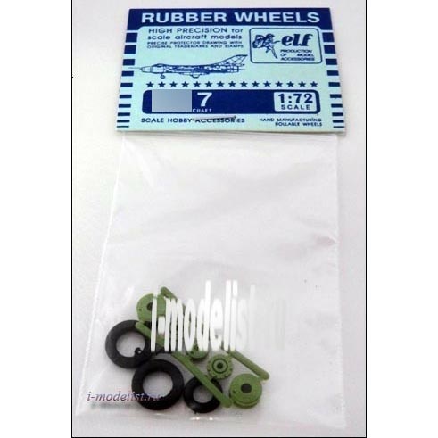 7231 Elf 1/72 Wheel rubber Dry-7