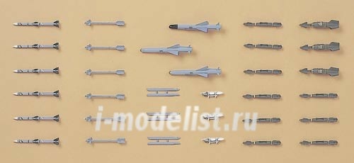 Hasegawa 1/72 35010 J. A. S. D. F. AIRCRAFT WEAPONS 1 : J. A. S. D. F. MISSILES AND LAUNCHER SET