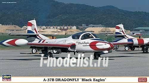 02072 Hasegawa 1/72 A-37B BLACK EAGLES (two models in a box)