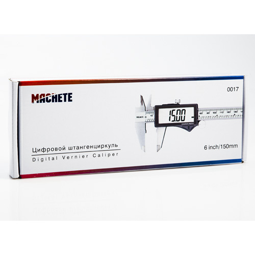 0017 MACHETE Digital Vernier caliper, 150 mm