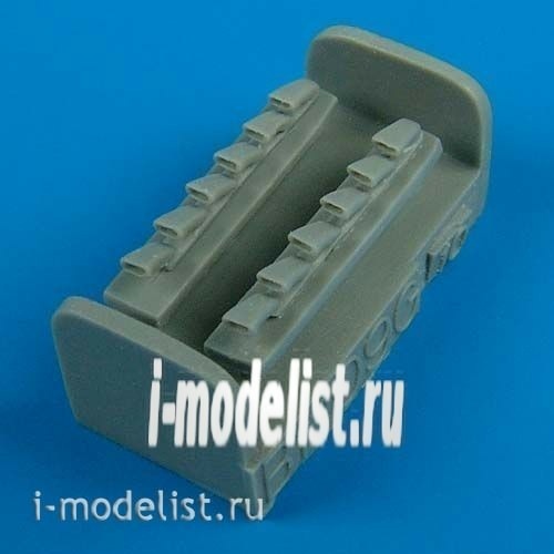 QB72 206 QuickBoost 1/72 add-on Kit Bf 109G-10 exhaust