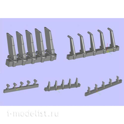 MDR14416 Metallic Details 1/144 Set of add-ons Antennas and sensors of Soviet Civil Aviation