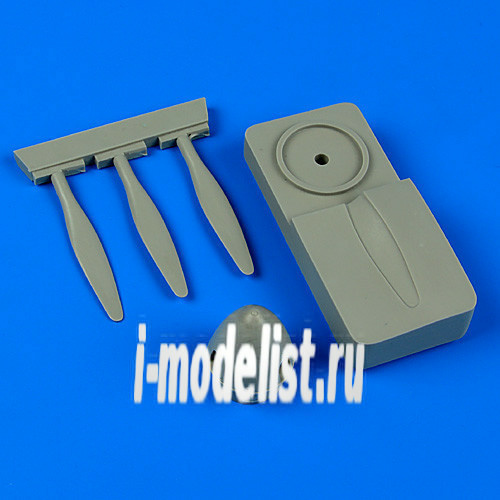 QB48 626 QuickBoost 1/48 Set of additions to the Spitfire Mk.V de havilland propeller w/tool
