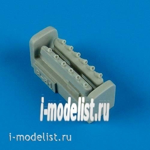 QB72 391 QuickBoost 1/72 add-on Pack P-51D Mustang exhaust
