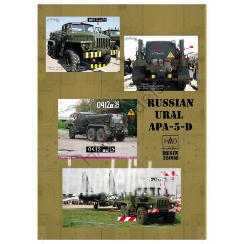 135008/2 HADmodels the conversion of the 1/35 U-4320 APA-5D Fieldstarter vehicle (for the model company 