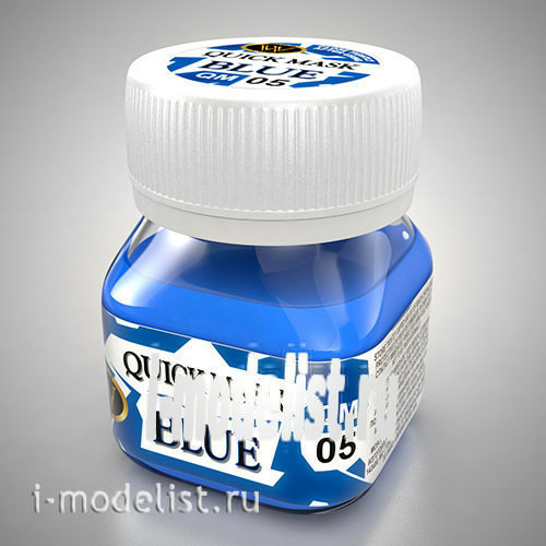 QM-05 Wilder Liquid mask blue 50 ml. :: Primer, putty, consumables
