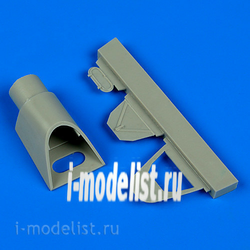 QB48 637 QuickBoost 1/48 Set of add-ons for Bf 109G opened cockpit?s rear bulkhed Eq. MW-50 or GM-1