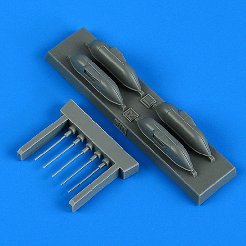 QB72 661 Quickboost 1/72 Gun Compartments for Messerschmitt Bf-109G-6/R6