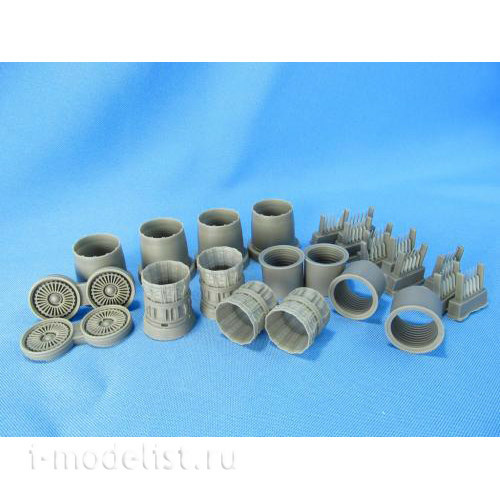 MDR7239 Metallic Details 1/72 Add-on kit for B-1B Lancer. Jet nozzles