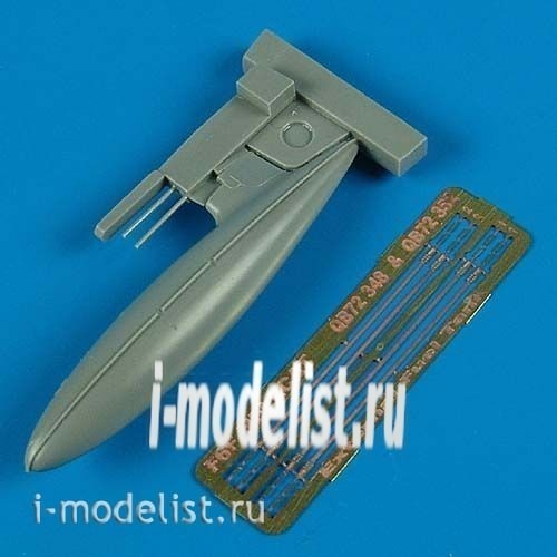 QB72 348 QuickBoost 1/72 add-on Kit F6F-3/5 Hellcat external fuel tank
