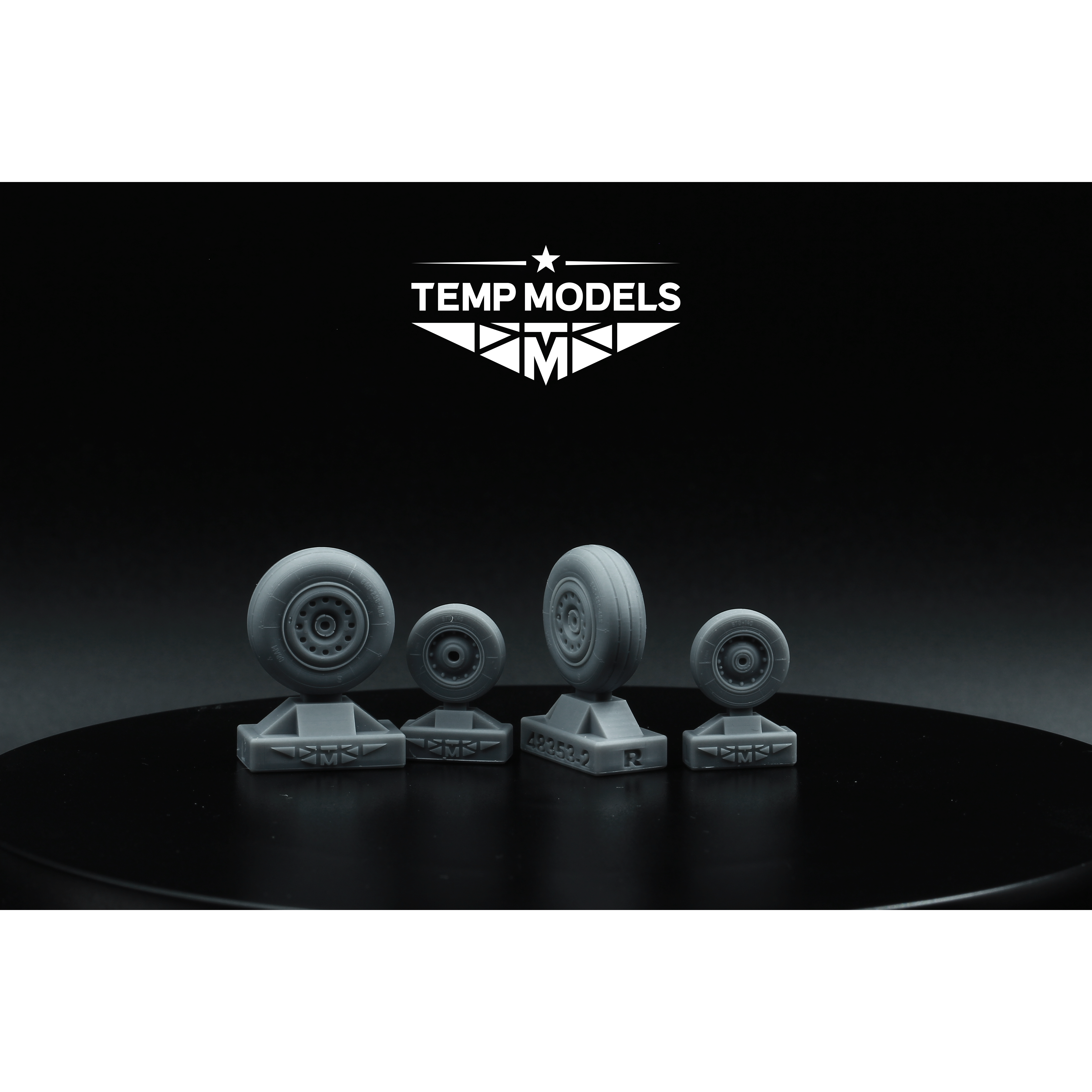 48353-2 TEMP MODELS 1/48 Колёса шасси М-35 3Д