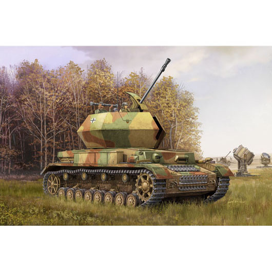 01520 Trumpeter 1/35 German 3.7cm Flak 43 Flakpanzer Iv “Ostwind”