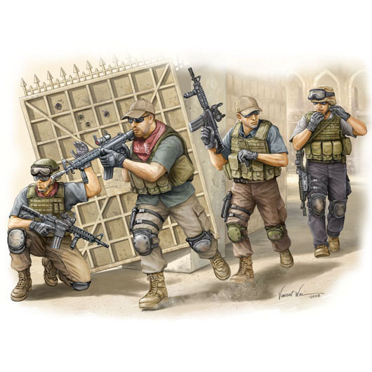 Trumpeter 1/35 00419 PMC in Iraq 2005--Armed Assault Team