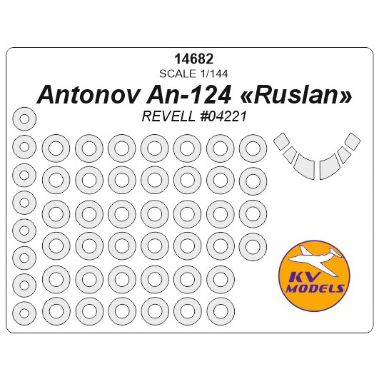 14682 KV models 1/144 An-124 