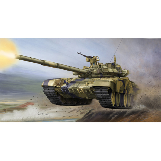 05560 Trumpeter 1/35 Russian T-90A tank with cast turret (under license from UVZ)