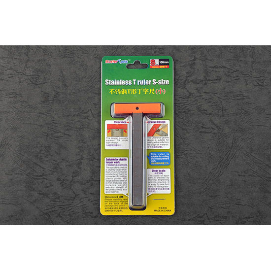 09977 Master Tools T-shaped steel ruler (small)
