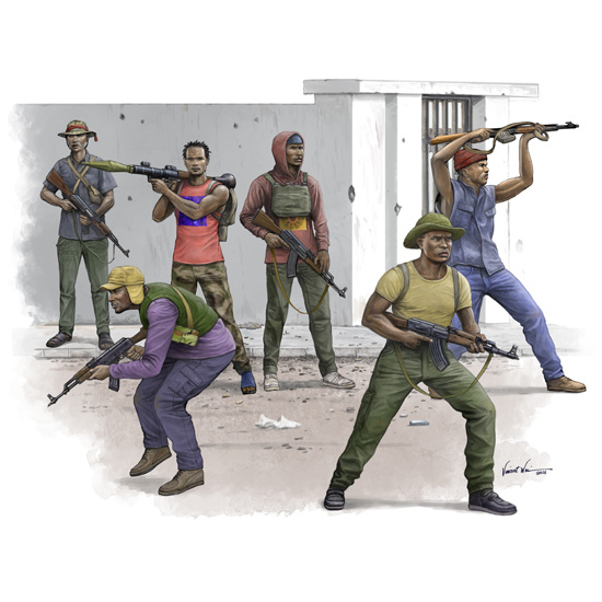 00438 Trumpeter 1/35 African Freedom Fighters