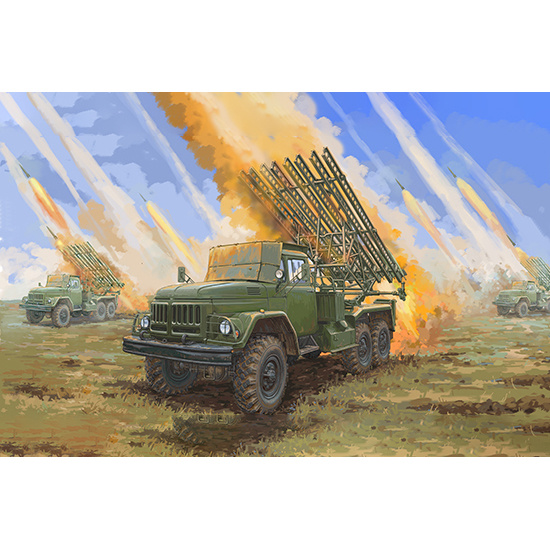 01062 Trumpeter 1/35 Soviet 2B7R Multiple Rocket Launcher BM-13 HMM