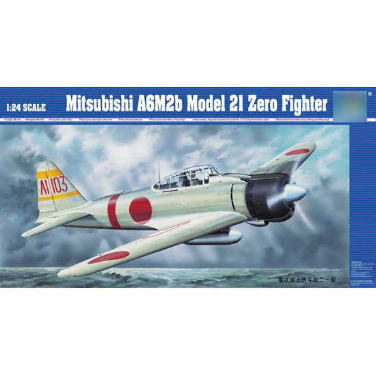 02405 Trumpeter 1/24 Mitsubishi A6M2b Model 21 Zero Fighter