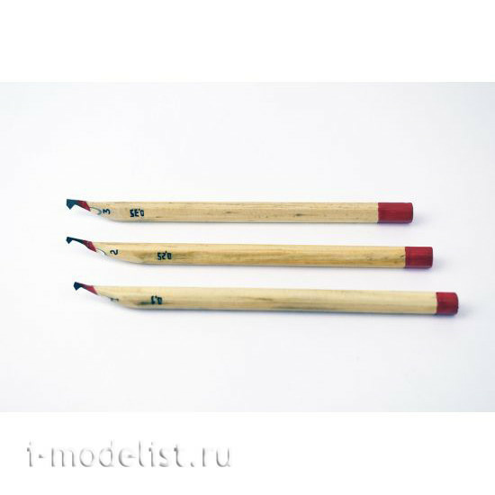 VES004 VES Voronezh Set of three scribers 0.1, 0.25 and 0.35 mm