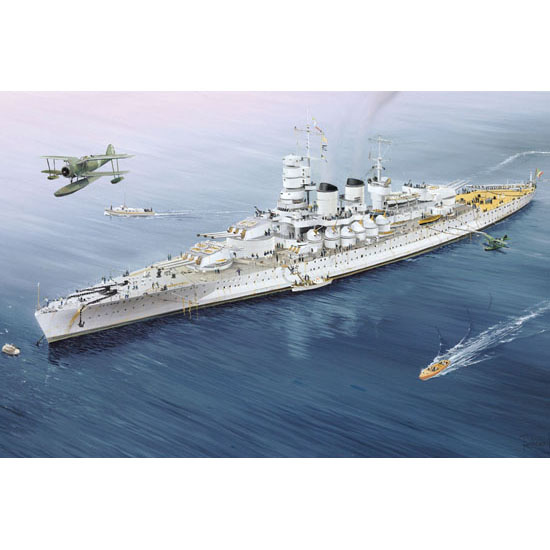 Trumpeter 05779 Battleship 1/700 scale Italian Navy Battleship RN Vittorio Veneto 1940