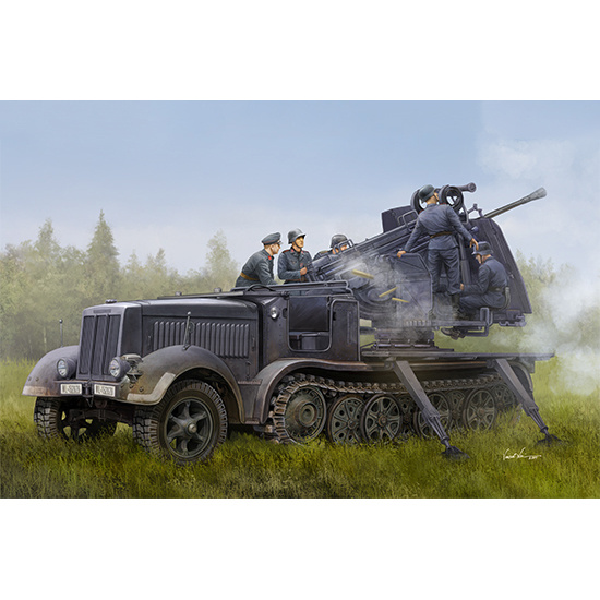 09513 I am a Modeler Liquid Glue Plus Gift Trumpeter 1/35 German 5cm FLAK 41auf Selbstfahrlafette (Sd.Kfz.7/2)