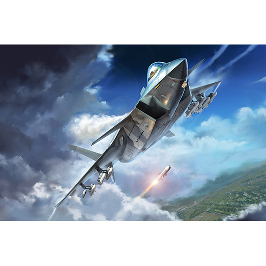 05821 Trumpeter 1/48 Chinese J-20 Mighty Dragon-Beast Mode