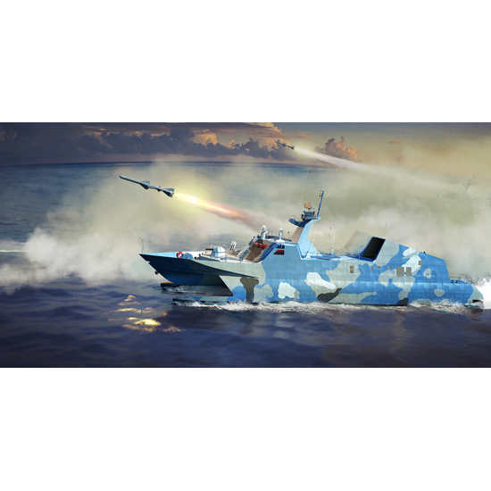 00108 Trumpeter 1/144 PLAN Type 22 Missile Boat