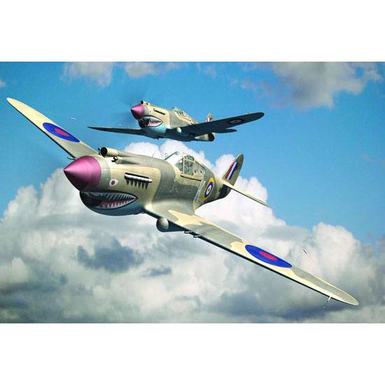 02807 Trumpeter 1/48 P-40B Warhawk (Tomahawk IIA)