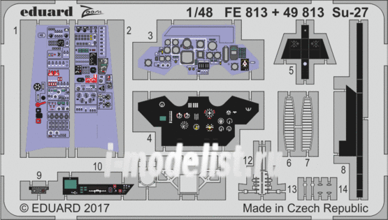 49813 Eduard 1/48 photo etched parts for С-27